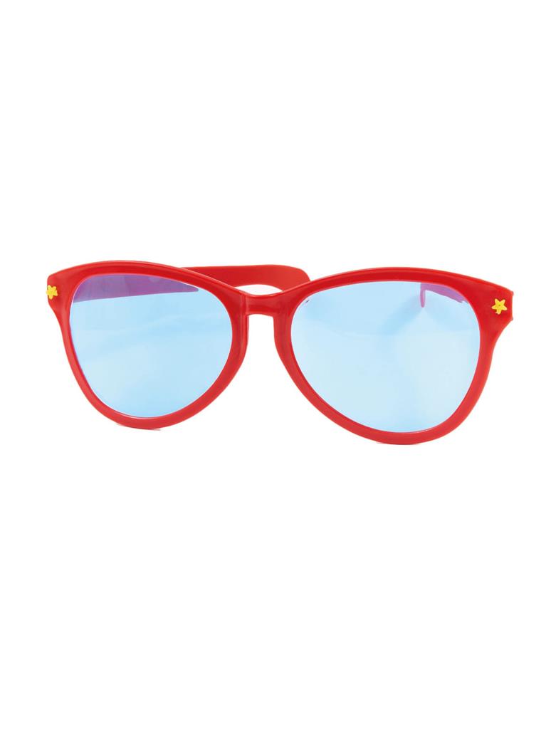 Jumbo bril rood - Willaert, verkleedkledij, carnavalkledij, carnavaloutfit, feestkledij, jumbo bril, reuze bril, clownsbril, giant